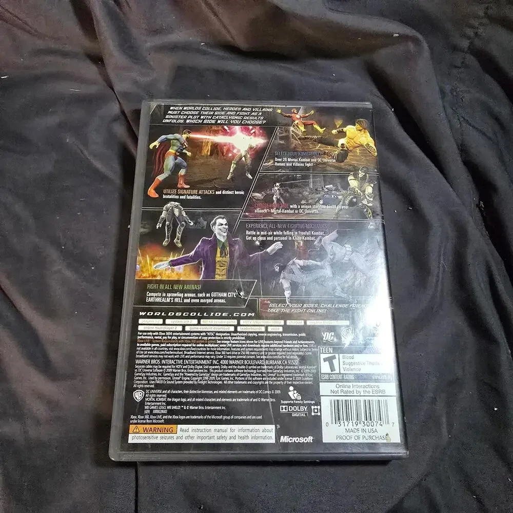 Mortal Kombat vs. DC Universe (Xbox 360, 2008)